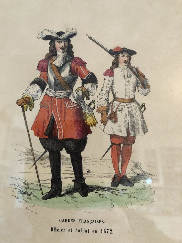 Plansje fra Franske infanteriets uniformshistorie 