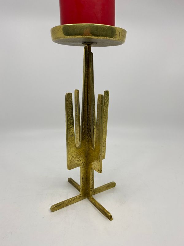 Lysestake bronse brutalistisk Heiz  Goll 