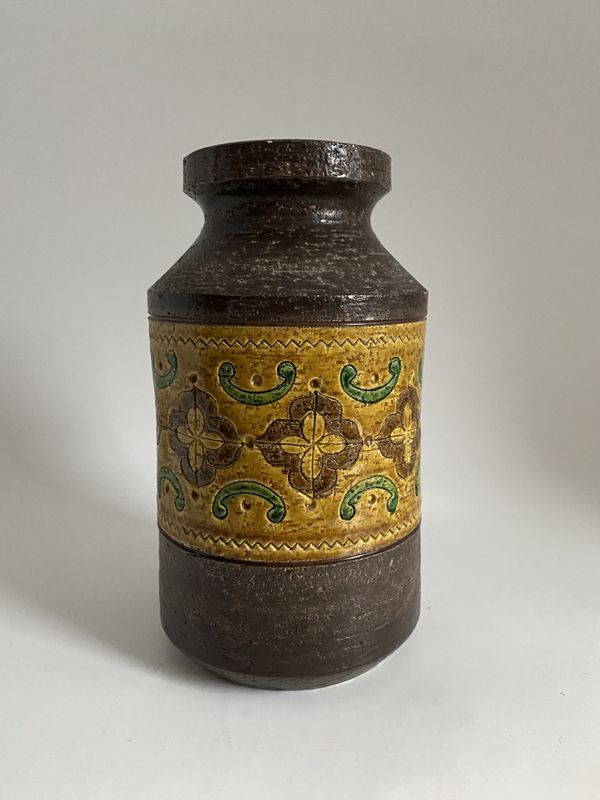 Bitossi vase i chamotte keramikk 