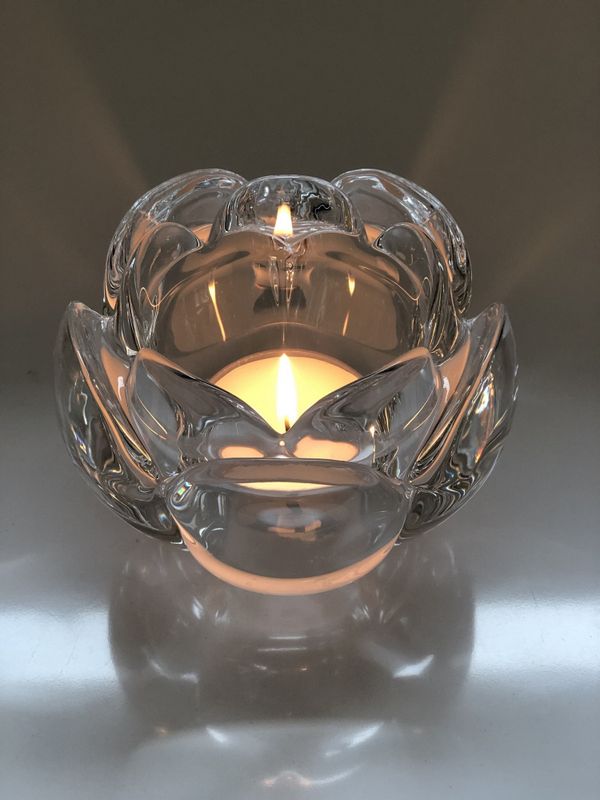 Lyslykt Lotus Holmegaard Glassverk
