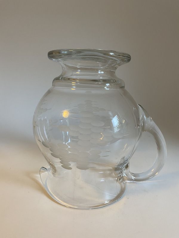 Hadeland glassmugge med farrisglass 