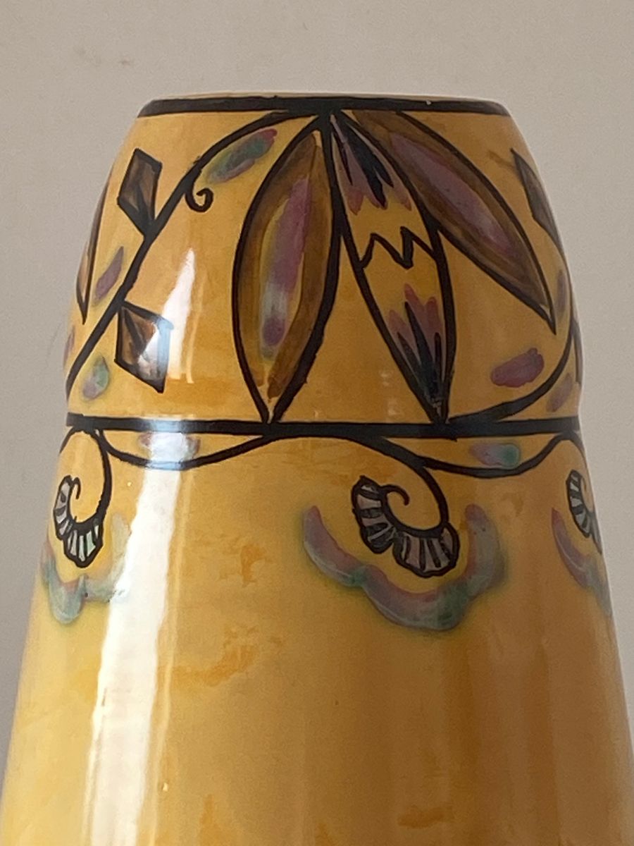 Staselig vase Egersund fajanse Theodor Friestad