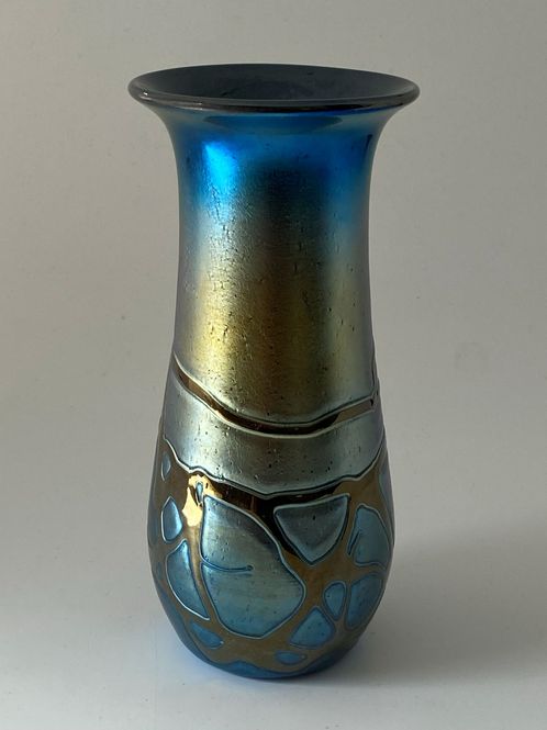 Hovedbilde Vintage design vase iriserende glass