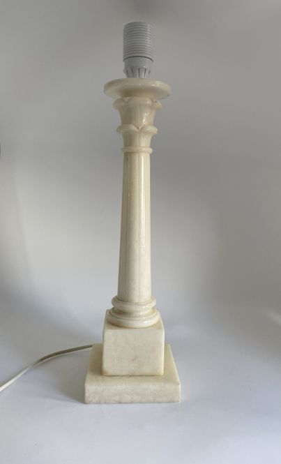 Hovedbilde Bordlampe i alabast Italia 