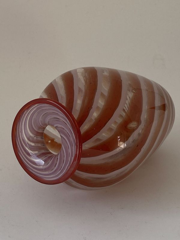 Kunstglassvase Island Studio Glass 