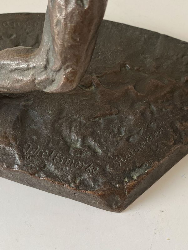 Statuett bronse Gunnar Janson 