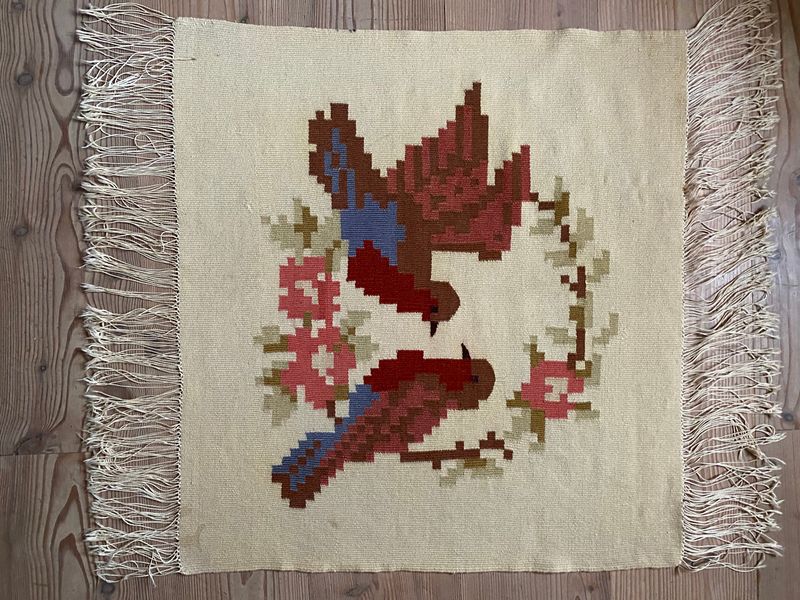 Dekorativ vintage billedvev  