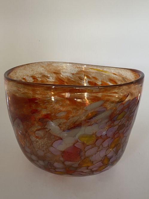 Hovedbilde Meget stor kunstglass bolle Hadeland Gro ...