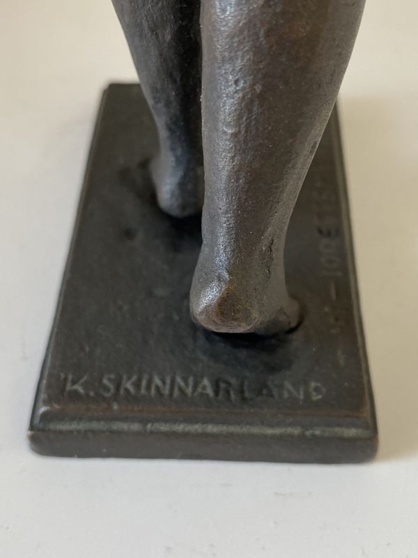 Statuett Art Deco Knut Skinnarland 