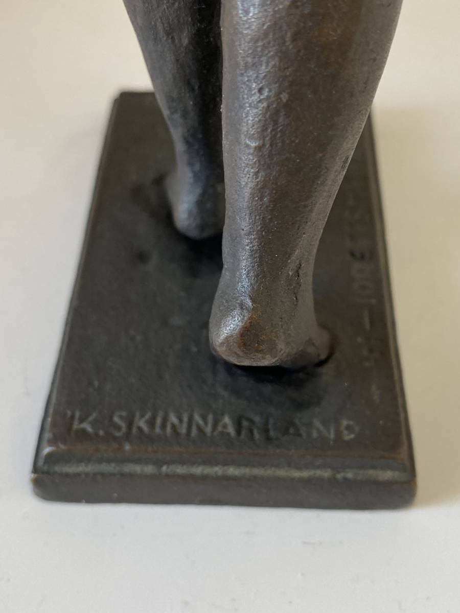 Statuett Art Deco Knut Skinnarland 