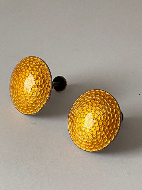 Hovedbilde Vintage ørepynt sølv og emalje J.A. Berner