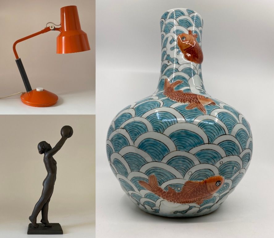 Vintage design og Antikk. Interiør og kunst