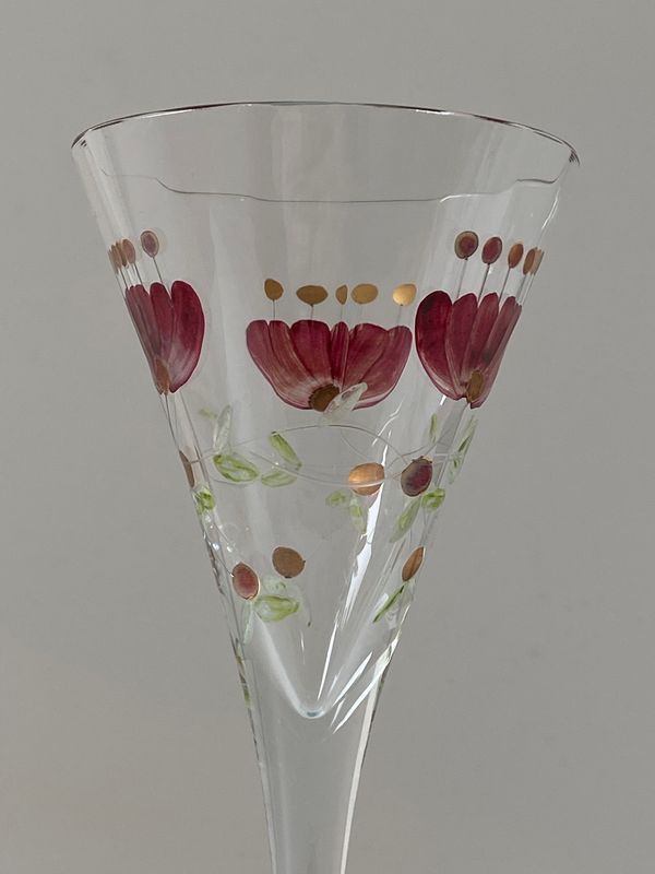 Laura Ashley champagne glass 